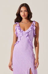 Sorbae Ruffle Maxi Dress