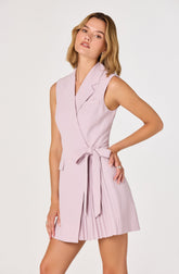 Kesari Sleeveless Blazer Mini Dress