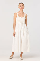 Orenthia Ruffle-Strap Smocked Maxi Dress