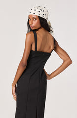 Raziela Scalloped Trim Midi Dress