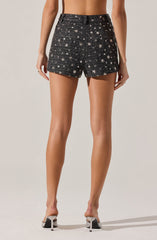 Wynn Embellished Mini Shorts