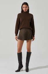 Hina Plaid Pleated Skort