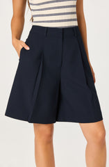 Quillie Pleated Bermuda Shorts