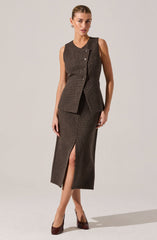Rielle Wool-Blend Pencil Skirt