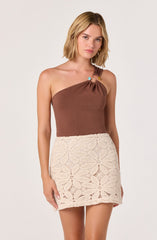 Medina Crochet Mini Skirt