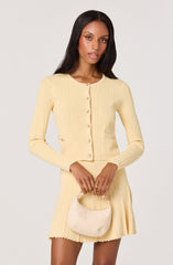 Myrtle Pointelle Knit Cardigan