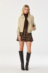 Reid Collared Bomber Jacket