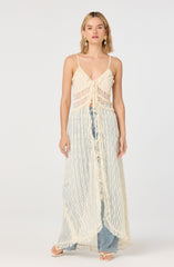 Sariyah Lace Flyaway Maxi Tunic Top