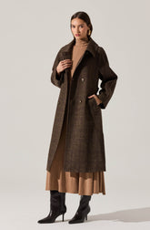 Seeley Double Breasted Longline Coat
