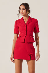 Sophie Bow Embellished Blazer