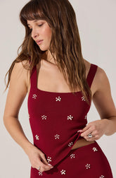 Osanna Embellished Sweater Top