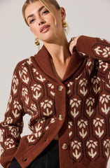 Marcenia Shawl Collar Cardigan