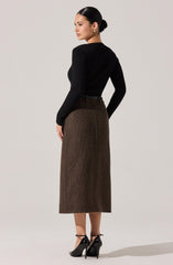 Lynly Ribbed Keyhole Sweater