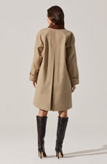 Raiden Contrast Trench Coat