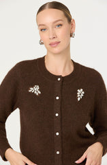 Kalie Rhinestone Embellished Cardigan