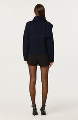 Jackeline Asymmetrical Scarf Cardigan