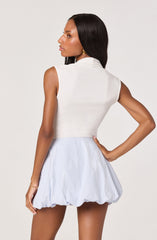 Tamrah Ruched Ribbed Tank Top