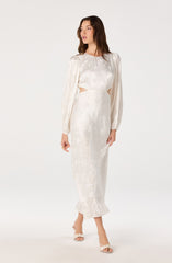 Quinn Floral Jacquard Maxi Dress