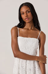 Floral Lace Midi Dress