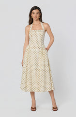 Marianna Halter Midi Dress