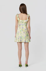 Mara Floral Ruffle Mini Dress