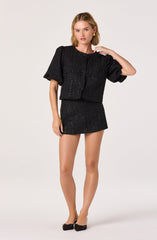 Tweed Mini Skort