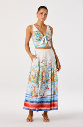 Wendy Pleated Midi Skirt