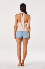 Julia Floral Halter Top