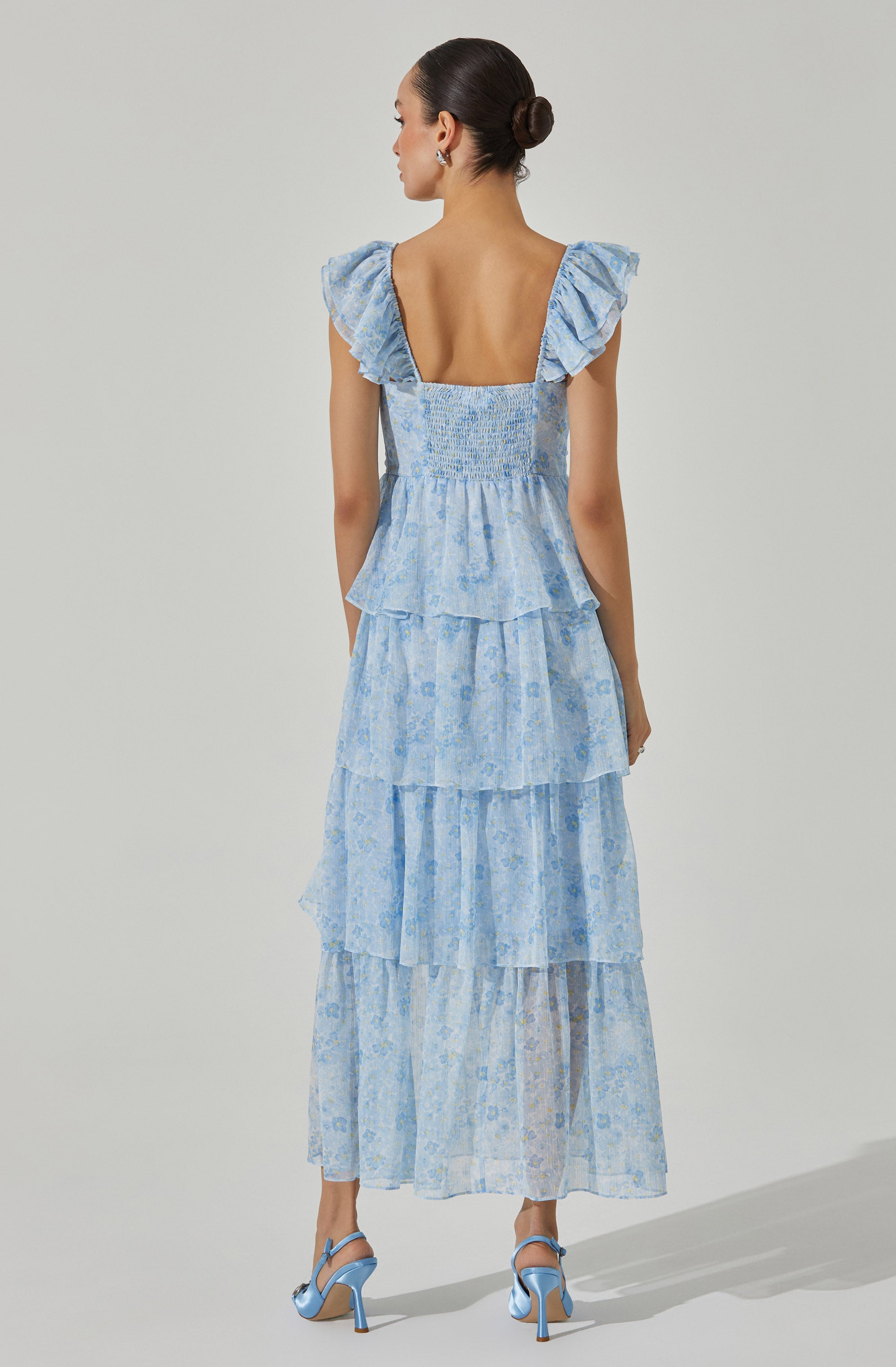 Midsummer Floral Tiered Maxi Dress
