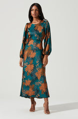 Quinn Floral Cutout Maxi Dress