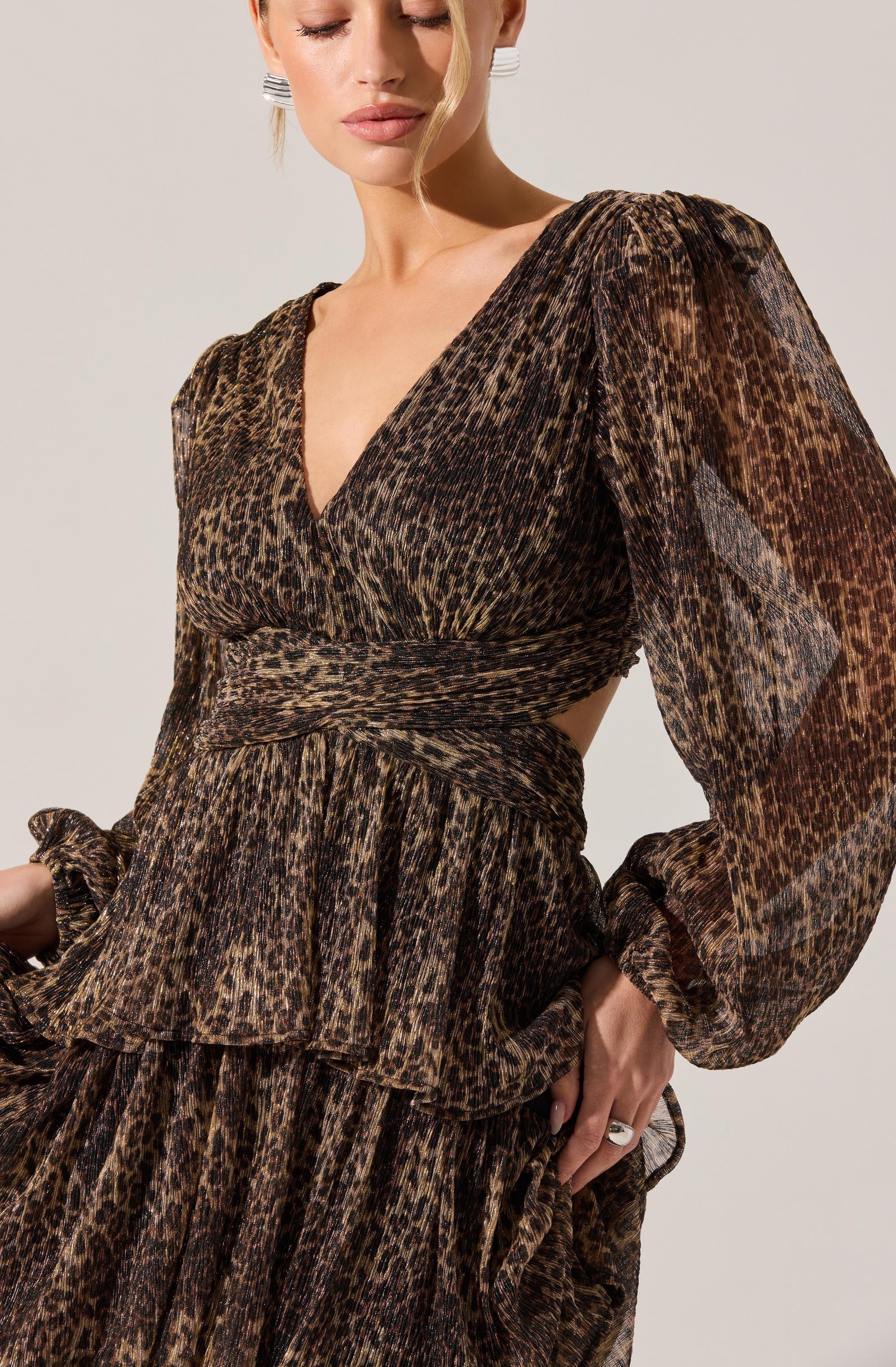 Anora Floral Tiered Maxi Dress