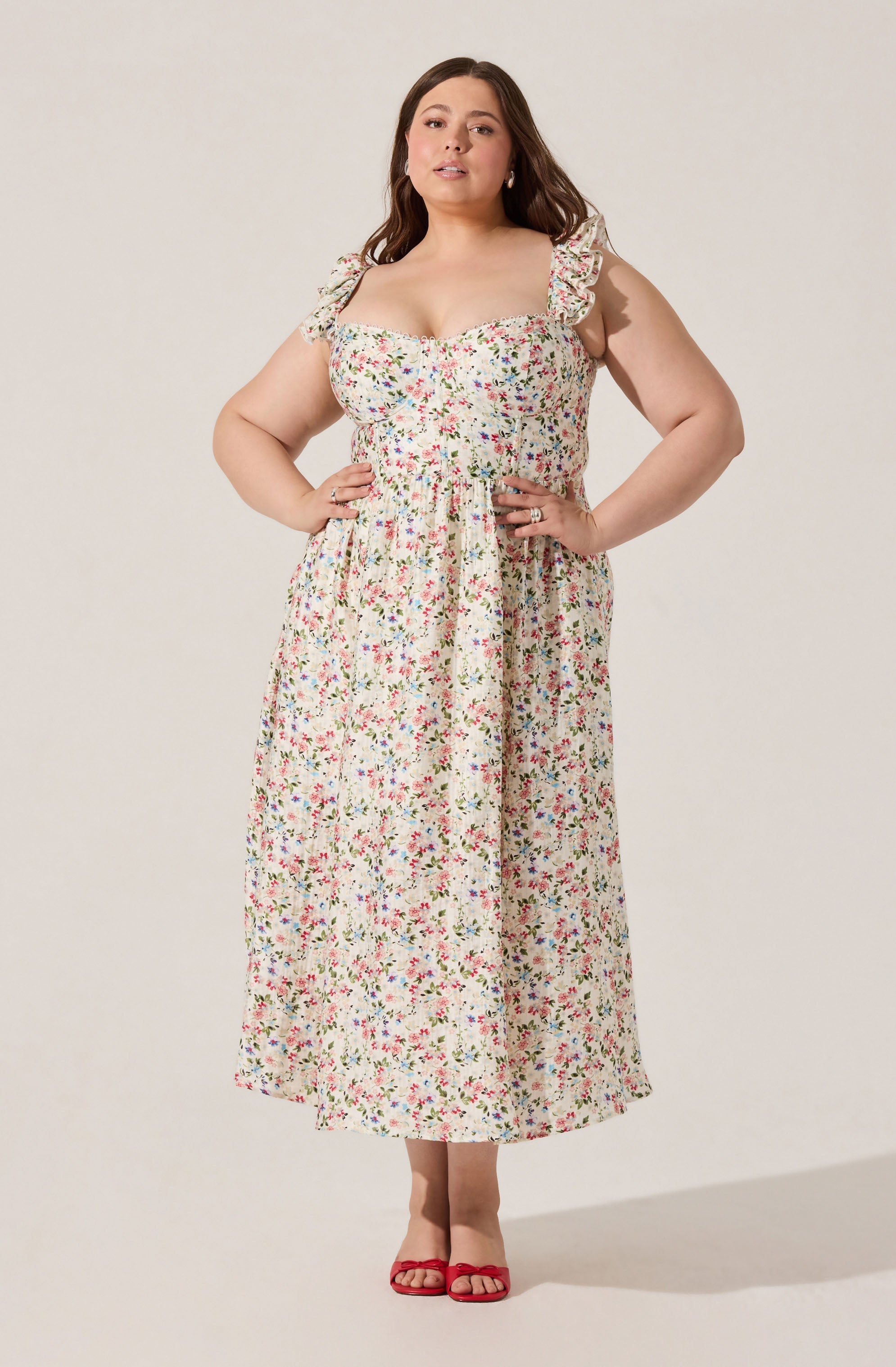 Wedelia Print Midi Dress