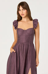 Wedelia Bustier Midi Dress