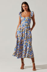 Wedelia Floral Midi Dress 4/30