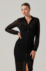 Tawna Open Stitch Midi Dress