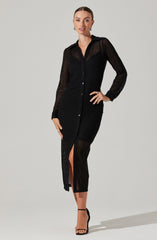 Tawna Open Stitch Midi Dress