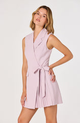 Kesari Sleeveless Blazer Mini Dress