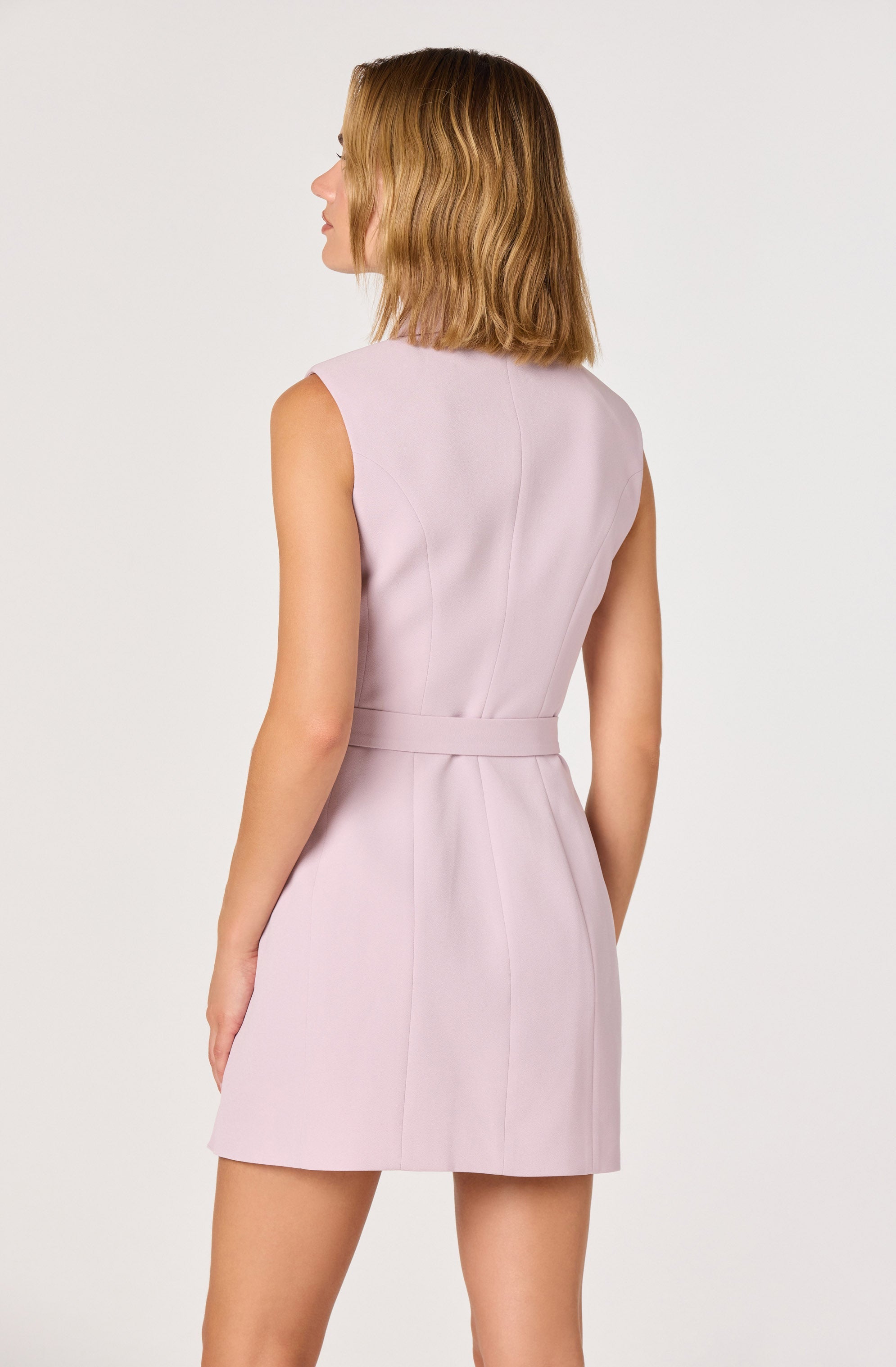 Kesari Sleeveless Blazer Mini Dress