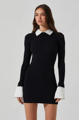 Alexia Mixed Media Mini Dress