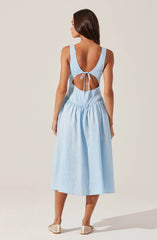 Thierry Linen Midi Dress