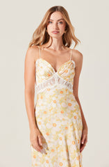 Ivanna Floral Lace Maxi Dress