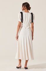 Ciela Bow Puff Sleeve Dress