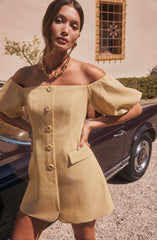 Biviana Off Shoulder Mini Dress