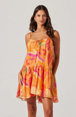 Keala Floral Mini Tent Dress