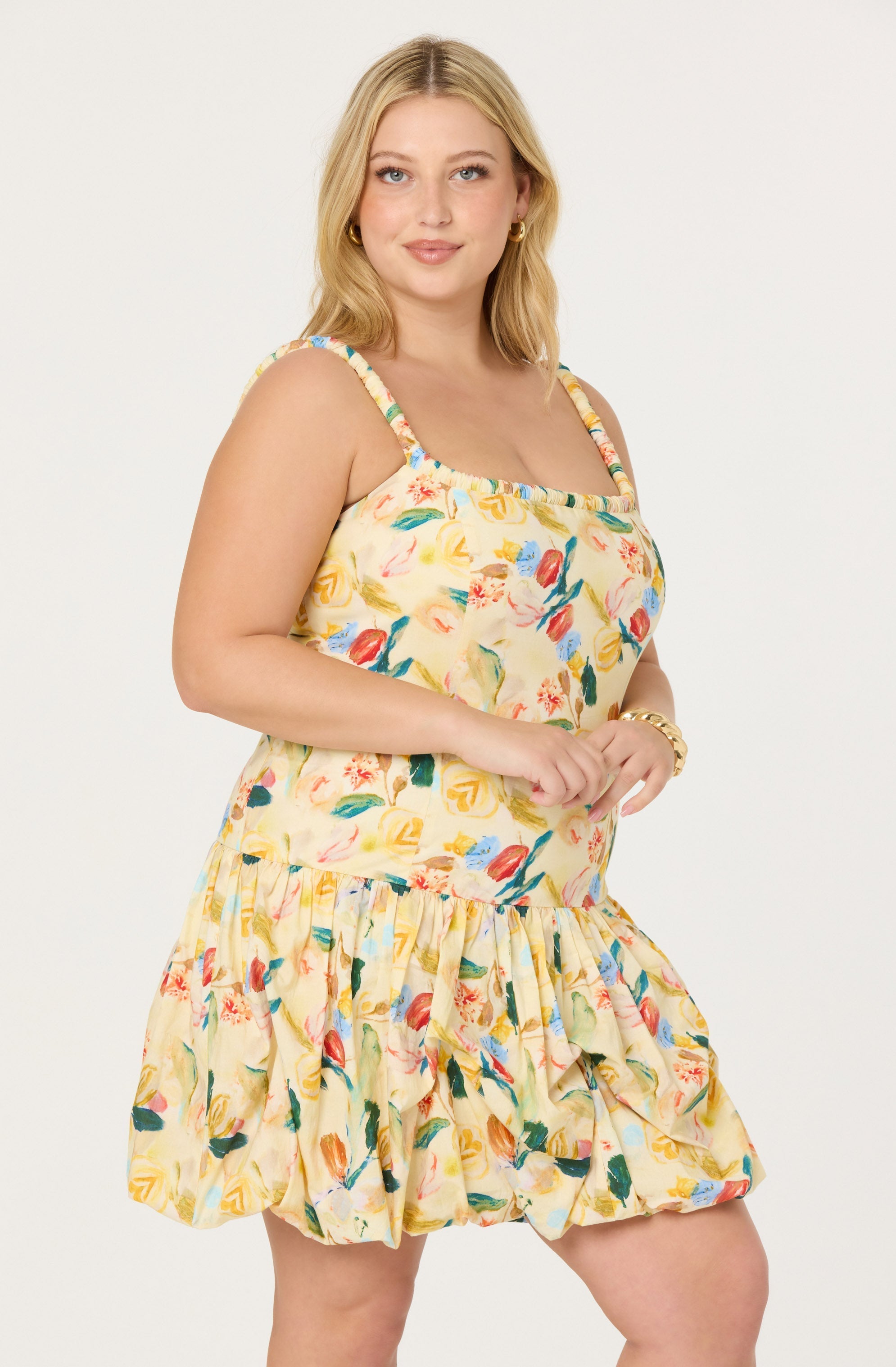 Keyla Floral Bubble Dress