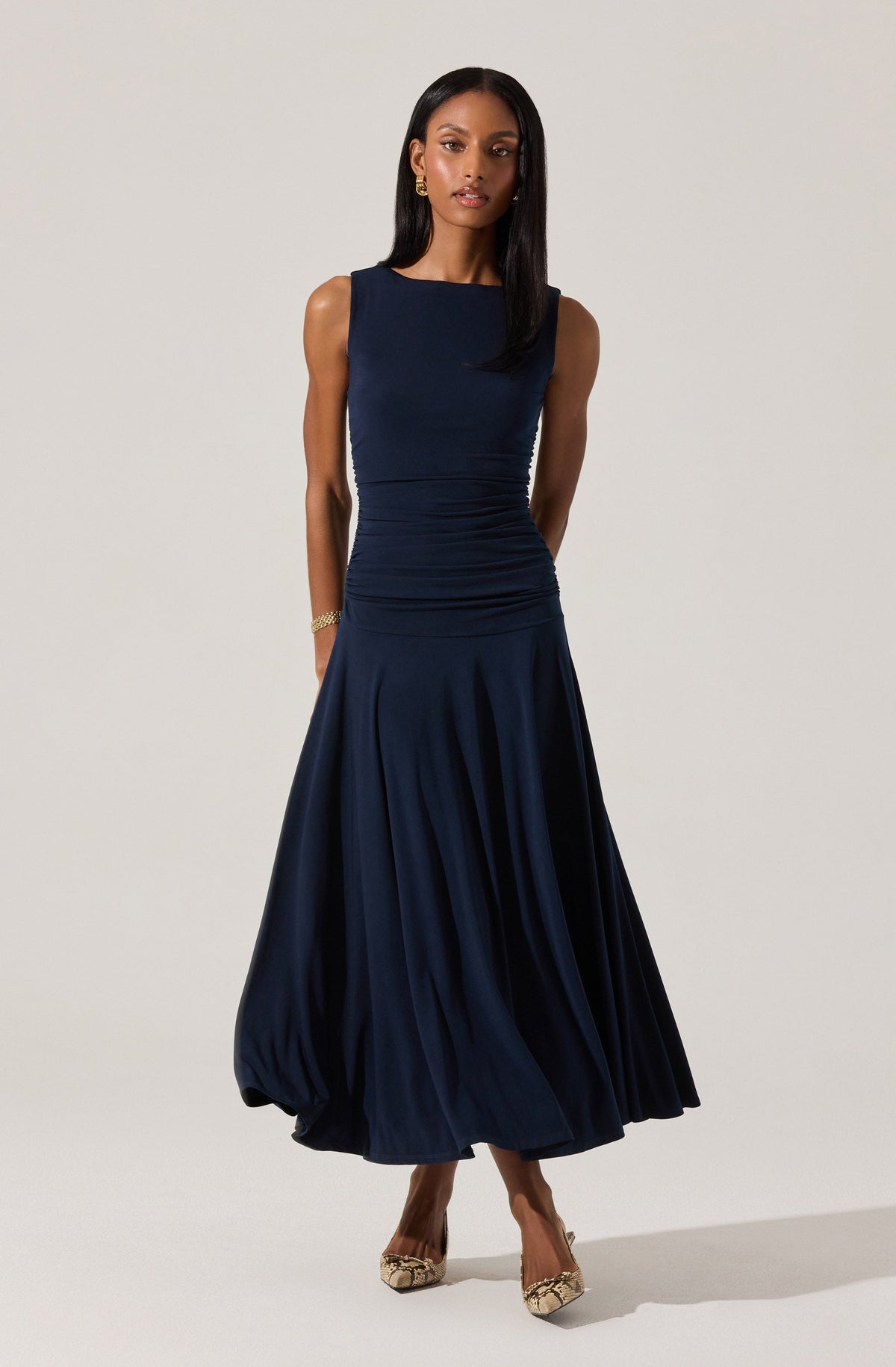 Melisandre High Neck Maxi Dress