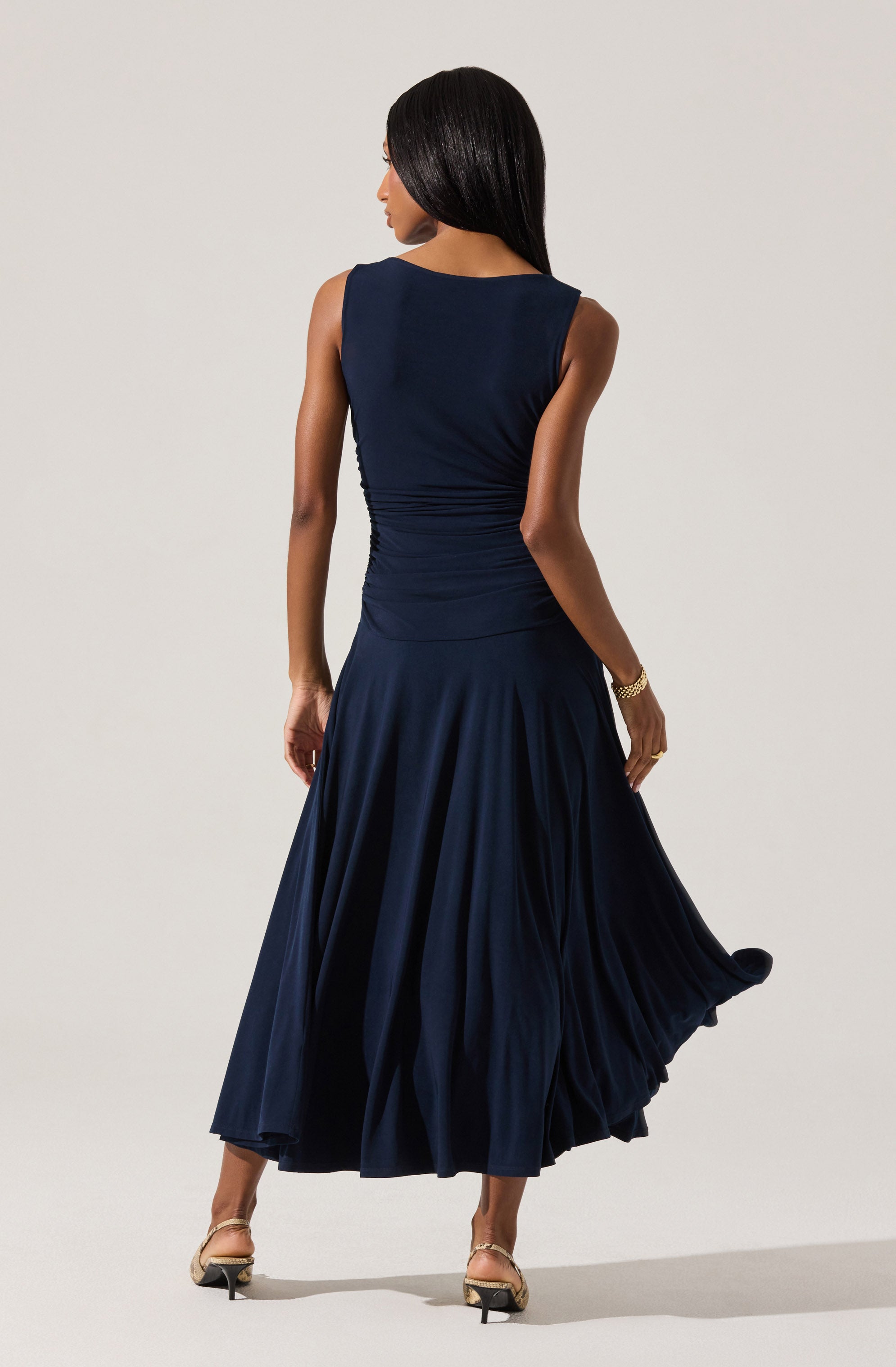 Melisandre High Neck Maxi Dress