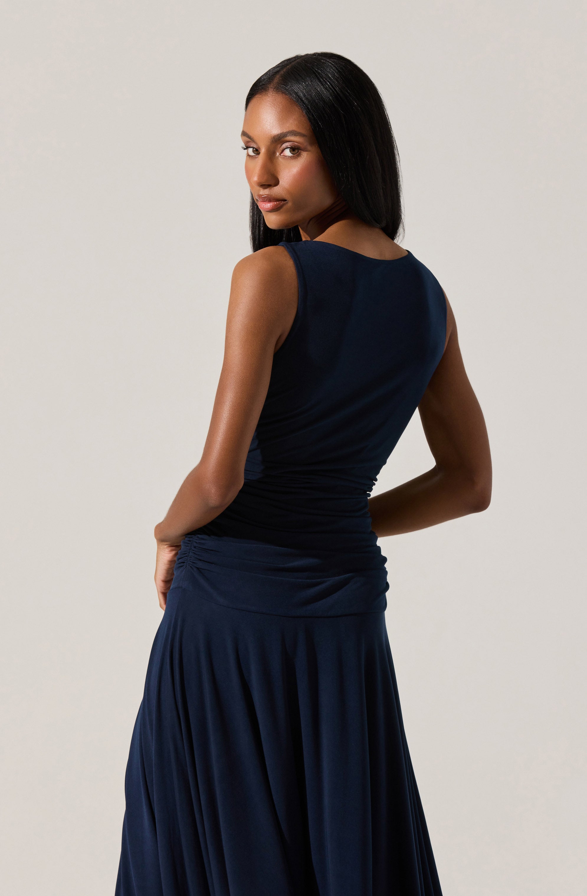 Melisandre High Neck Maxi Dress