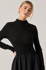 Kearney Mixed Media Midi Dress