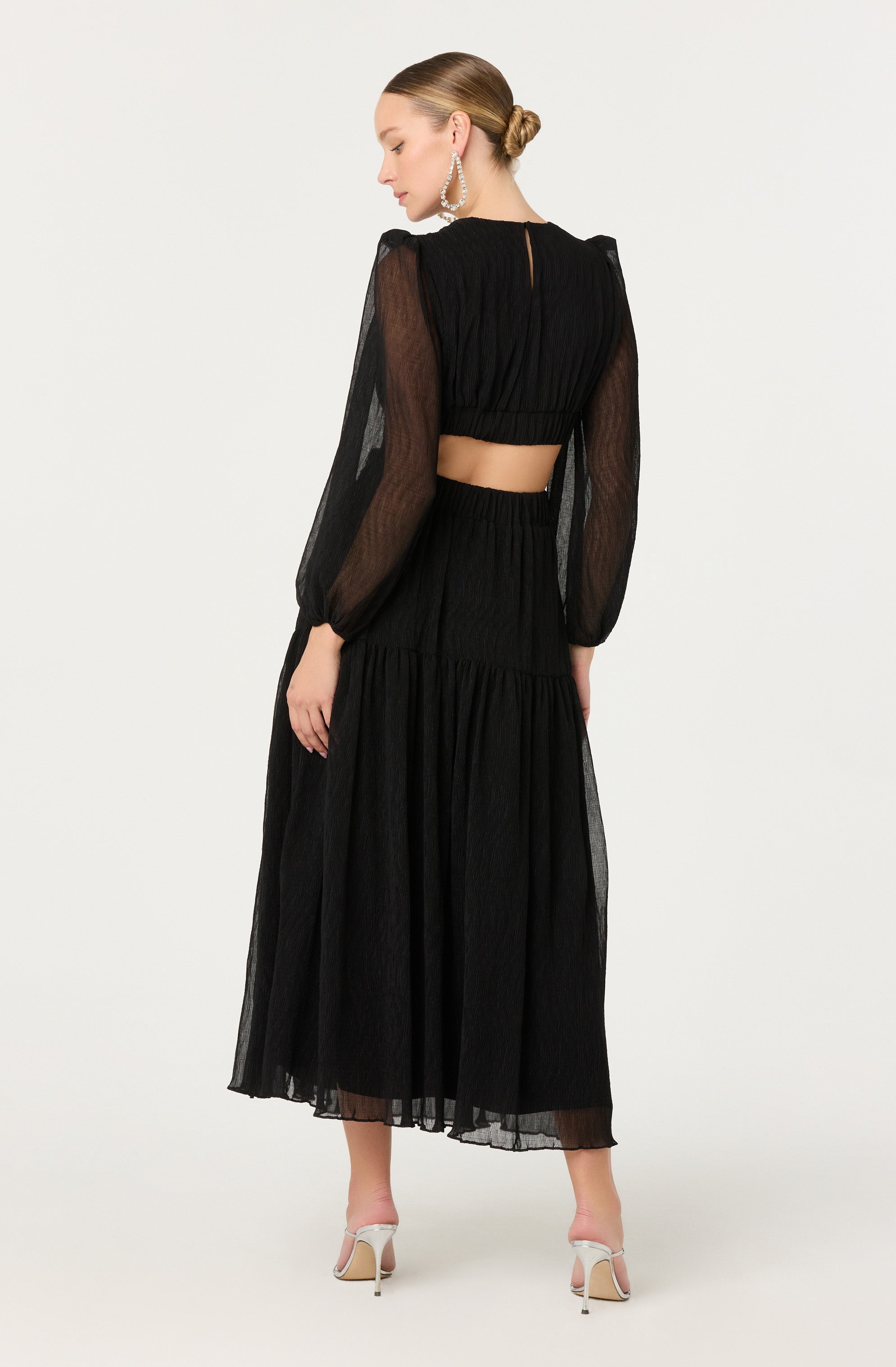 Klarissa V-Neck Cutout Maxi Dress
